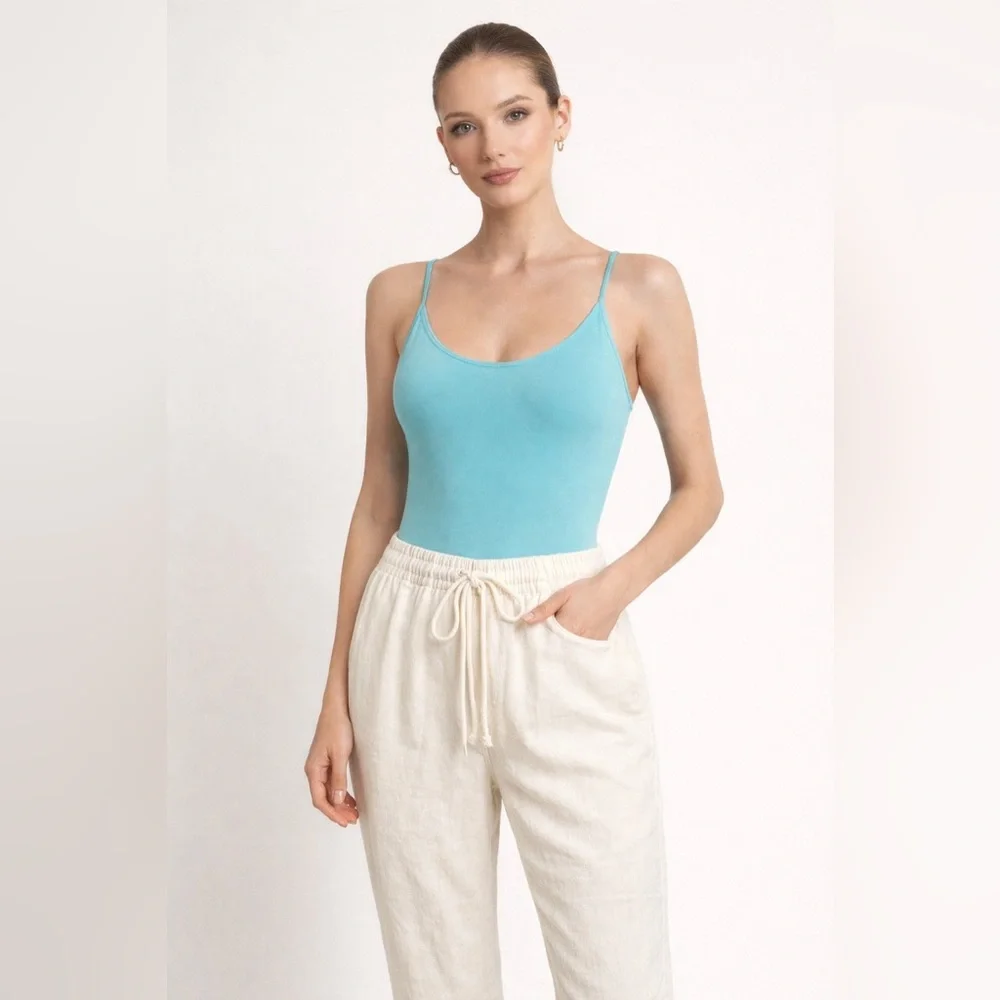 Free People Teal Bodysuit